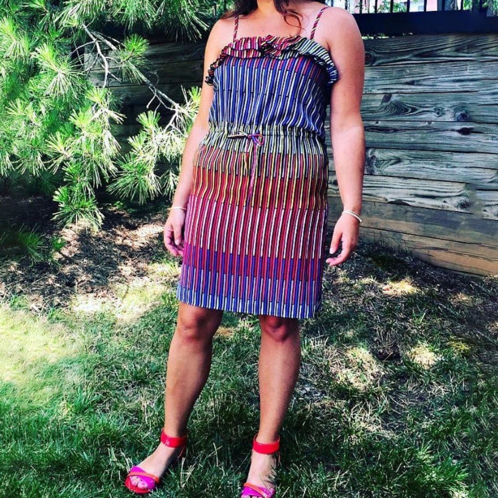 Striped Multicolored Gap Dress